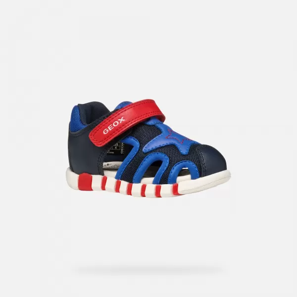  Schuhe für die ersten Schritte für Jungen GEOX IUPIDOO B555PC0BC14C4226 DUNKELBLAU 