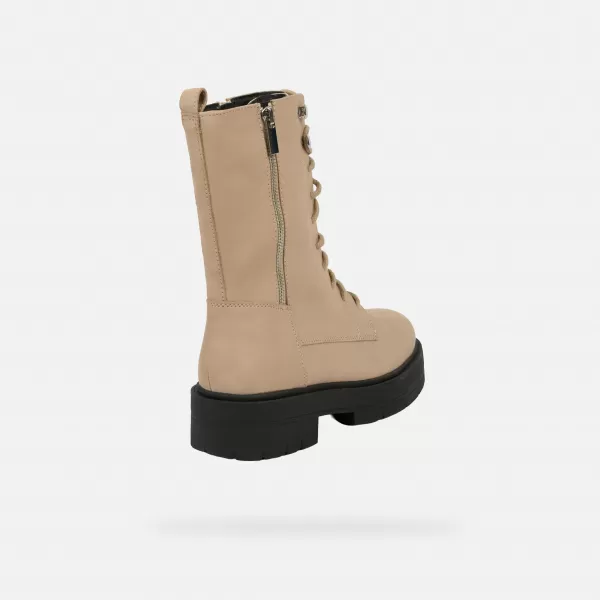  Damen-Stiefeletten GEOX SPHERICA EC7 G015003 BEIGE 