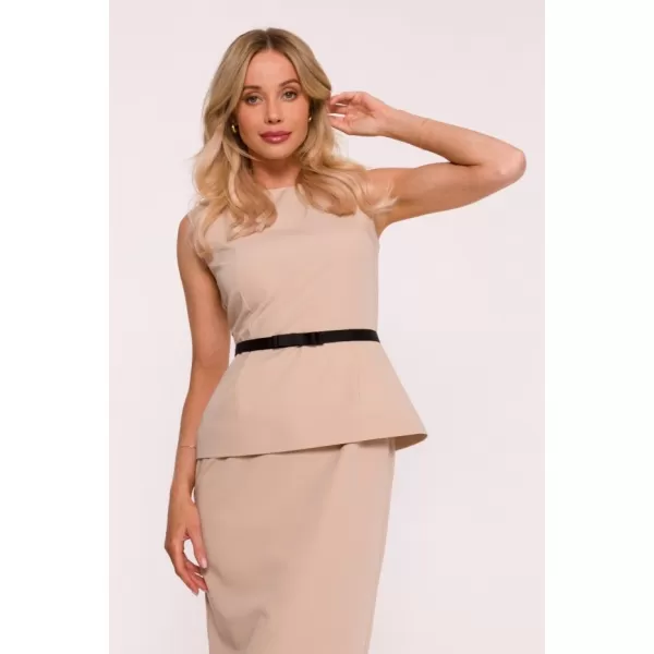  Kleid STYLOVE S427 BEIGE 