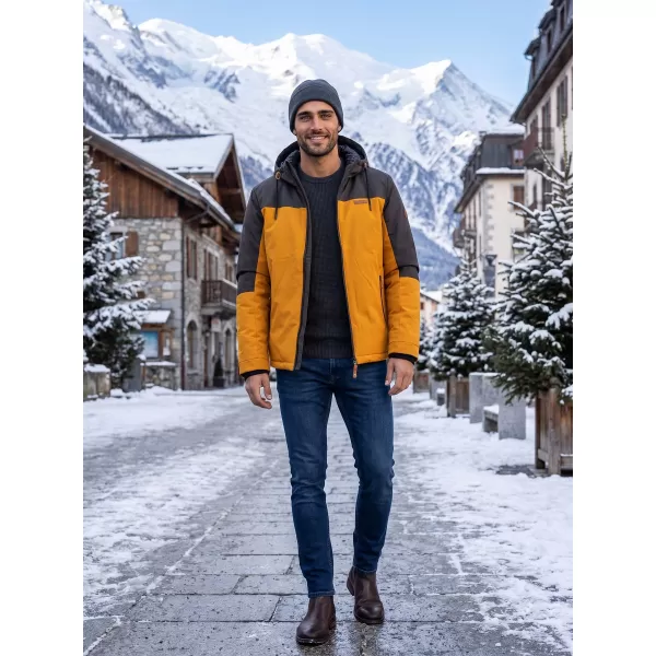 Herren-Winterjacke ALTISPORT GOLDWIN SENF 