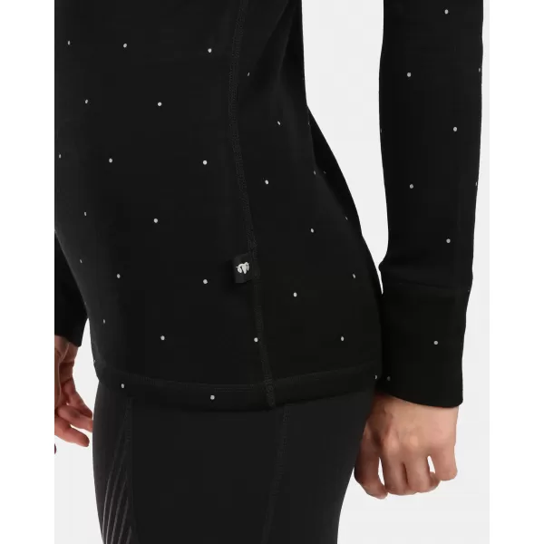  Thermo-T-Shirt für Damen KILPI JANNU-W ZL0501KI SCHWARZ 