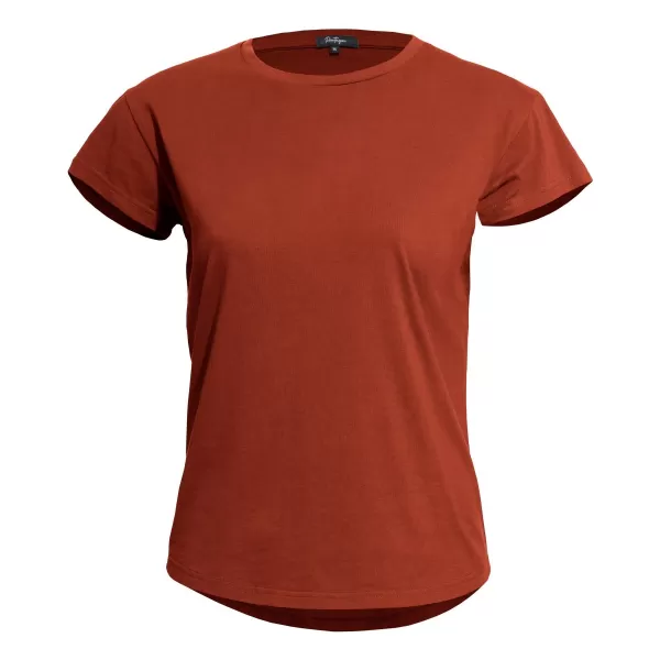  Damen-T-Shirt PENTAGON WHISPER WOMENS TEE BLANK OFF K09044 KASTANIENBRAUNES ROT 