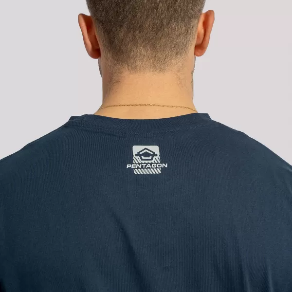  T-Shirt PENTAGON AGERON BUILD YOUR GEAR K09012 MITTERNACHTSBLAU 
