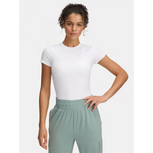  Damen-T-Shirt UNDER ARMOUR MERIDIAN CORE SS 6000341-100 WEIß 