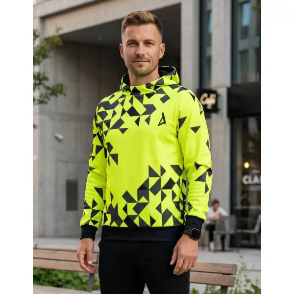  Hochwertiges Funktions-Sweatshirt für Herren ALTISPORT VOJ/ALM108MI01 NEONGELB 