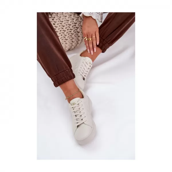  Damen-Sneaker BIG STAR NN274578 BEIGE Big Star Shoes 