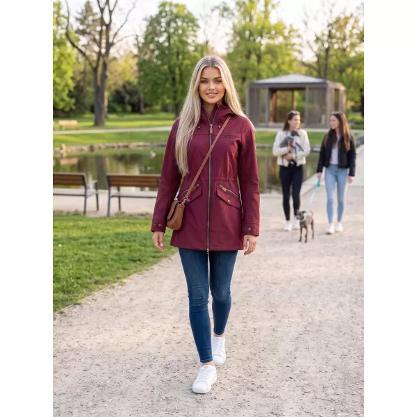  Frauen -Softshelljacke für Frauen ALTISPORT GEMEE BURGUND 