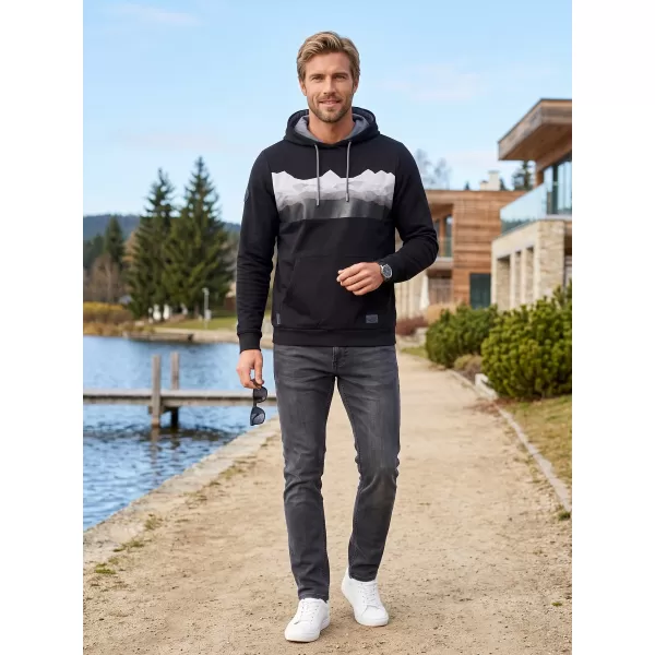  Herren-Sweatshirt ALTISPORT GORO SCHWARZ 
