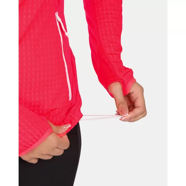 Fleece-Sweatshirt für Damen KILPI FRENSIS-W ZL0203KI ROSA 