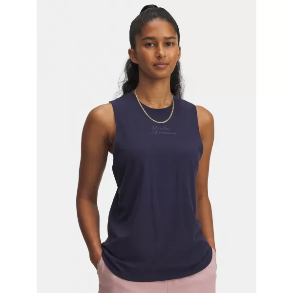  Damen-Tanktop UNDER ARMOUR UA VARSITY TANK 6005631-410 BLAU 