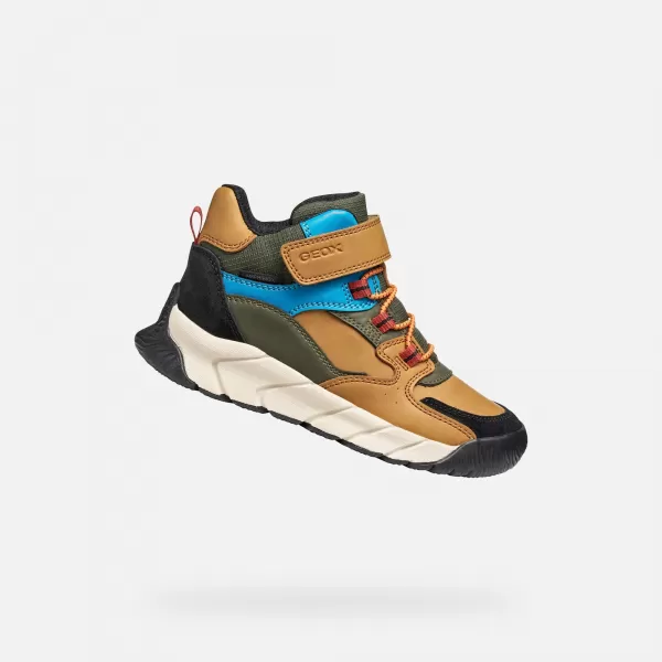  Stiefeletten für Jungen GEOX FLEXYPER PRO J56NBA0ME22C2GA3 HELLBRAUN 