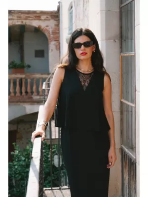 Kleid STYLOVE S422 SCHWARZ
