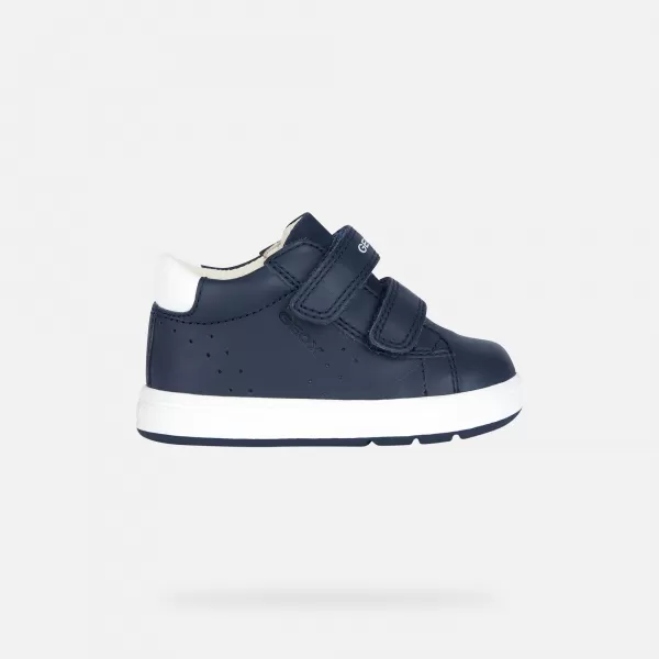  Schuhe für die ersten Schritte für Jungen GEOX BIGLIA DUNKELBLAU 