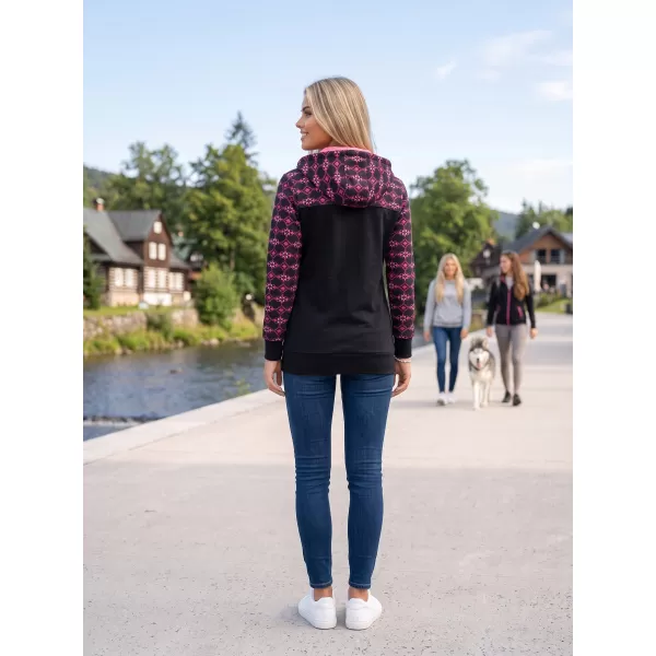  Damen-Sweatshirt ALTISPORT GAI SCHWARZ 