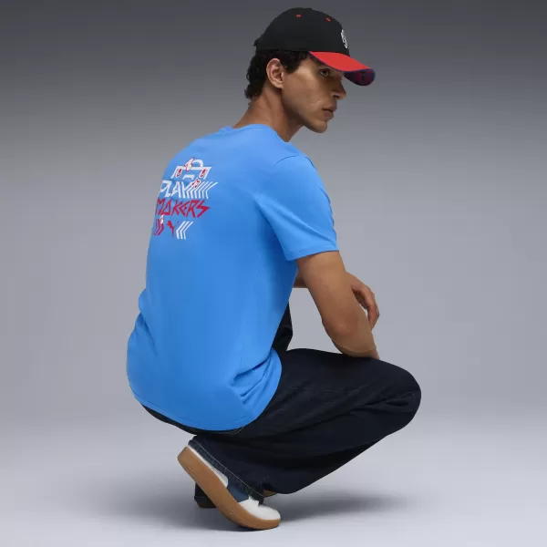  Hemd PUMA NEYMAR JR PLAYMAKER TEE 66032110 PUMA TEAM ROYAL/PUMA RED 