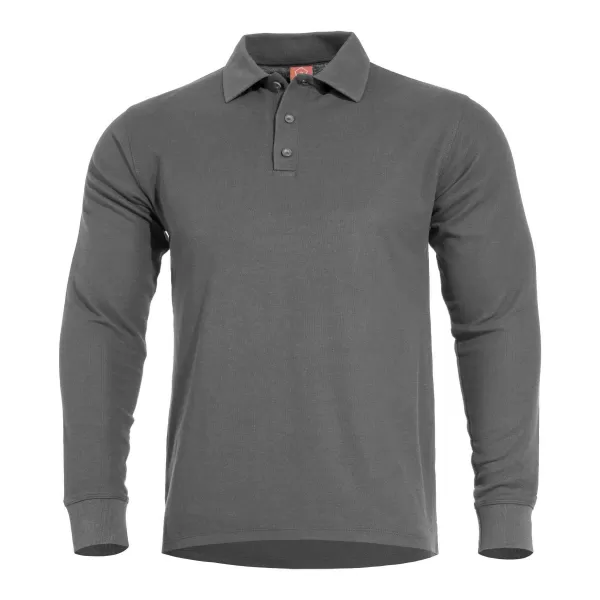  T-Shirt PENTAGON ANIKETOS LONG POLO K09013 WOLF/GRAU 