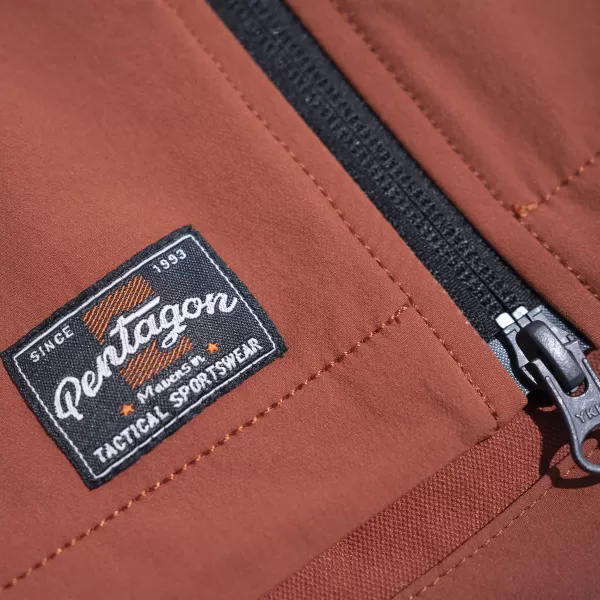  Jacke PENTAGON ELITE LIGHT SOFTSHELL JACKET K08044 BRAUN GRAU/MIX 