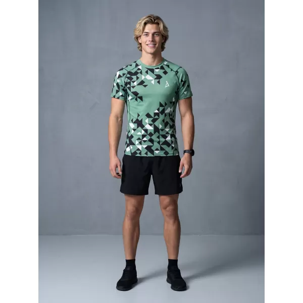  Funktionelle Kompression von Männern t -Shirt Premium ALTISPORT VOJ/ALM108TR04 MILITÄR 