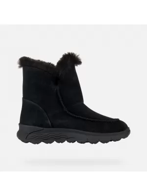 Damen-Stiefeletten GEOX SPHERICA 4X4 B ABX SCHWARZ