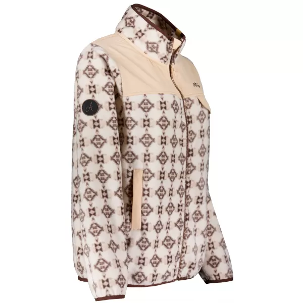  Fleece-Sweatshirt für Damen ALTISPORT GENESIS BEIGE 