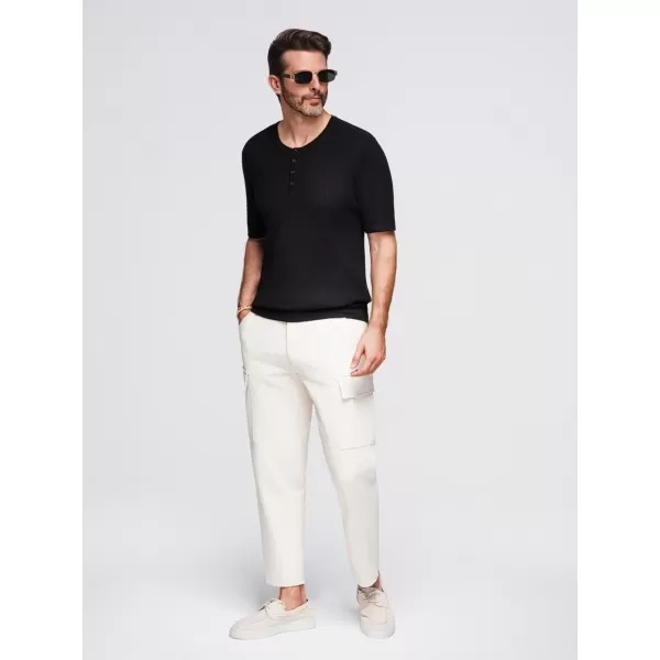 Hemd OMBRE OM-TSCT-0254 SCHWARZ 