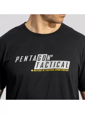 T-Shirt PENTAGON AGERON GO TACTICAL K09012 SCHWARZ