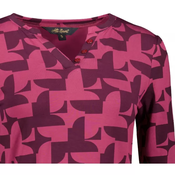  Damen-T-Shirt ALTISPORT GINA BURGUND 