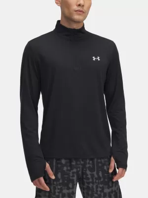 Herren-T-Shirt UNDER ARMOUR UA LAUNCH 1/4 ZIP 6005542-001 SCHWARZ