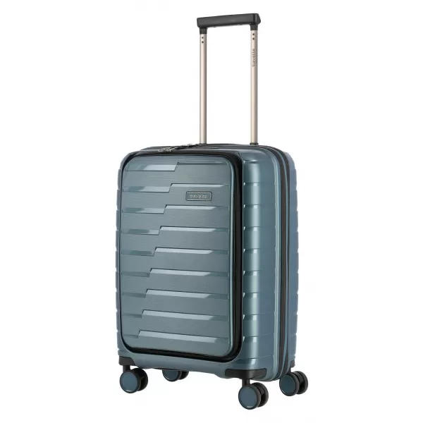  Koffer TRAVELITE AIR BASE 4W S FRONT POCKET EISBLAU 