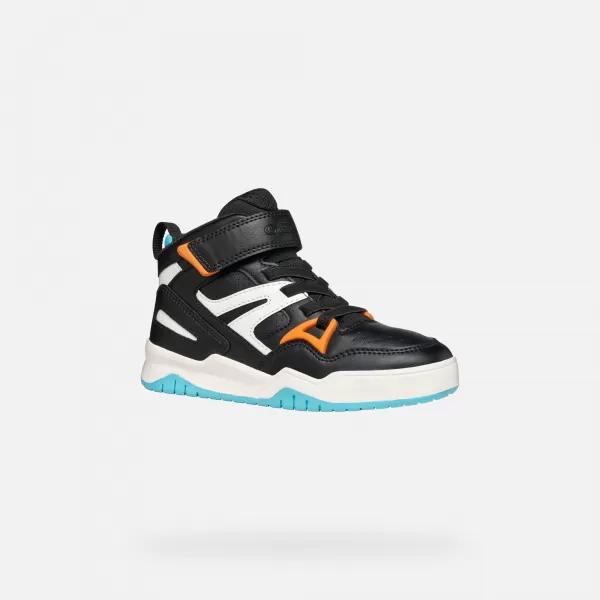 Turnschuhe für Jungen GEOX PERTH J567RA054FUC0038 SCHWARZ 