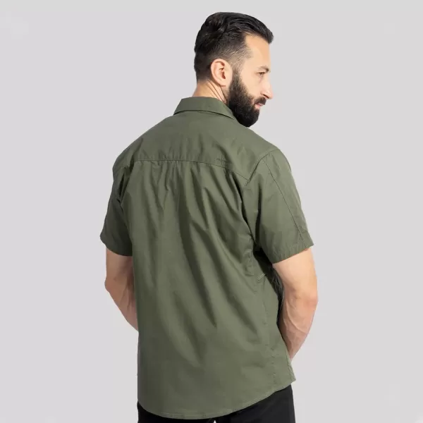  Herrenhemd PENTAGON PLATO SHIRT SHORT K02019 KHAKI 
