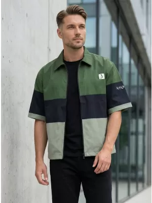 Premium-Herrenhemd ALTISPORT VOJ/ALM051KOS01 KHAKI