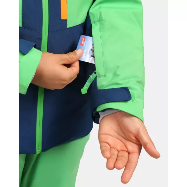  Skijacke für Jungen KILPI DENVER-JB ZJ0101KI GRÜN 