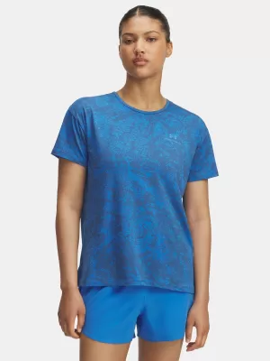 Damen-T-Shirt UNDER ARMOUR VANISH ENERGY SS 2.0 PRINT 1389222-402 BLAU
