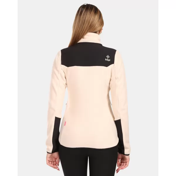  Fleece-Sweatshirt für Damen KILPI KAJAANI-W ZL0209KI BEIGE 