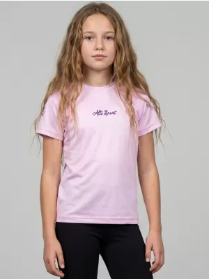 Funktionaler t -Shirt -Prämie von Kindern ALTISPORT VOJ/ALK075TR01 BABY PINK