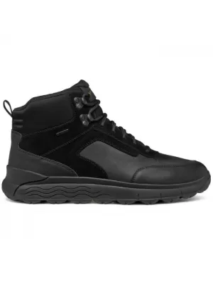 Herren-Stiefeletten GEOX SPHERICA 4X4 ABX G006731 SCHWARZ