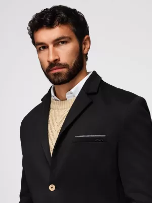Jacke OMBRE OM-BLZB-0100 SCHWARZ