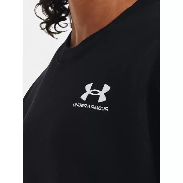  Damen-Sweatshirt UNDER ARMOUR ESSENTIAL FLC OS CREW 1379475-001 SCHWARZ 