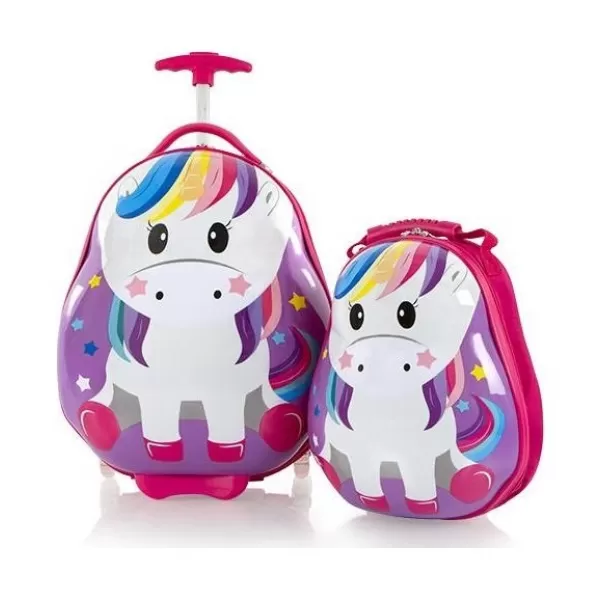 Kofferset HEYS TRAVEL TOTS KIDS EINHORN 