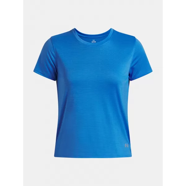  Damen-T-Shirt UNDER ARMOUR UA LAUNCH SHORTSLEEVE 1382434-402 BLAU 