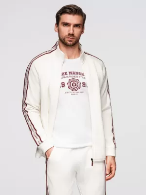 Herren-Sweatshirt OMBRE OM-SSDS-0131 CREME