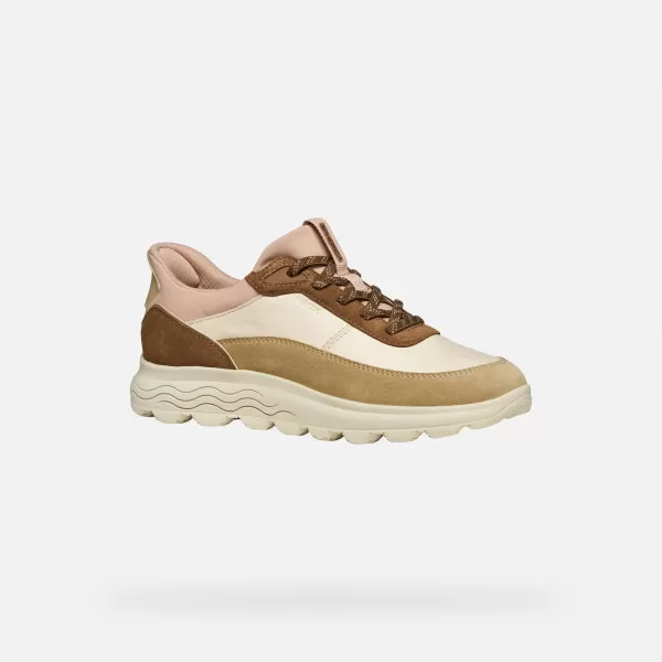  Damen-Sneaker GEOX SPHERICA PLUS G009588 BEIGE 