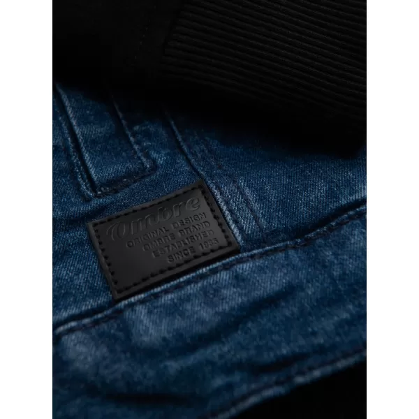  Jacke OMBRE OM-JADJ-0220 BLAU UND SCHWARZ 