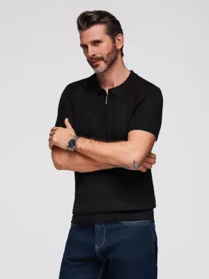 Herren t -Shirt OMBRE OM-POSS-0158 SCHWARZ