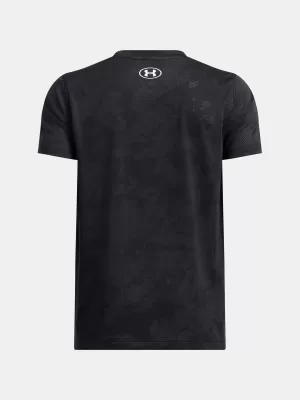 T-Shirt für Jungen UNDER ARMOUR UA TECH VENT JCQRD SS 1390019-001 SCHWARZ