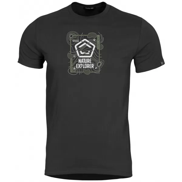  T-Shirt PENTAGON AGERON NATURE EXPLORER K09012 SCHWARZ 