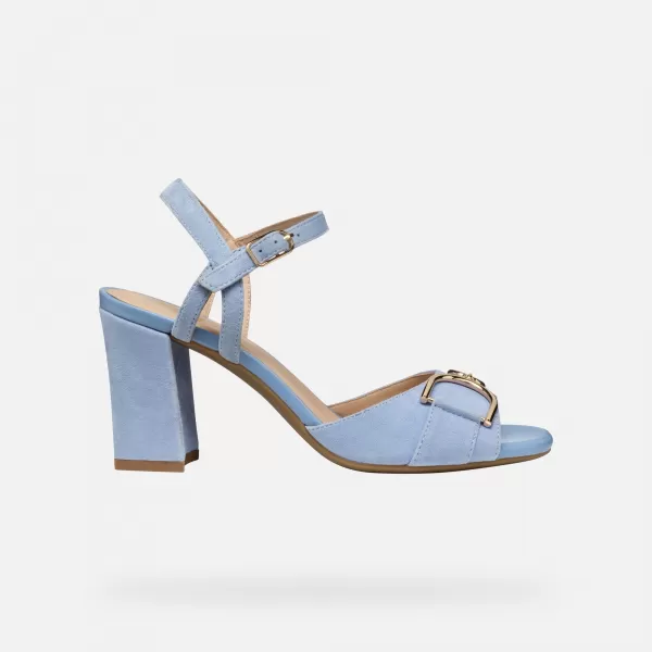  Damensandalen GEOX NEW ERAKLIA 80 HELLBLAU 