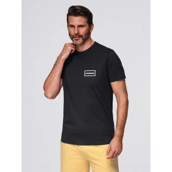  Hemd OMBRE OM-TSPT-0231 SCHWARZ 