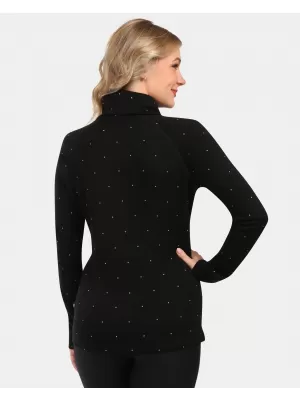 Thermo-T-Shirt für Damen KILPI JANNU-W ZL0501KI SCHWARZ